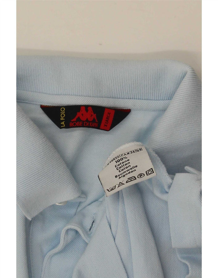 Kappa Polo Homme XL Bleu Coton