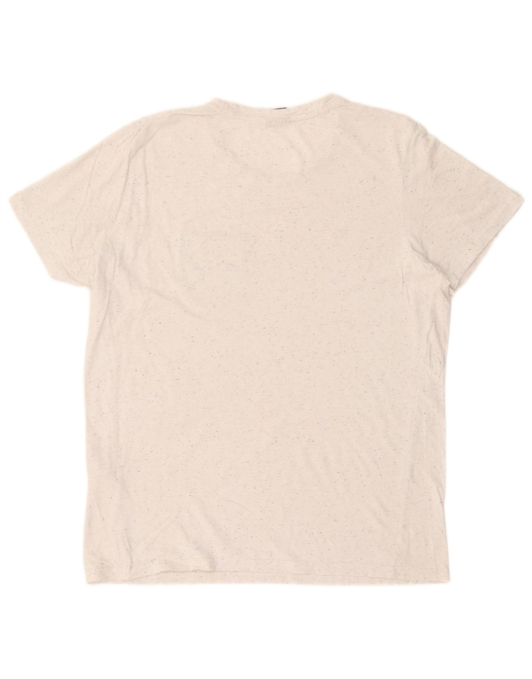 Jack & Jones T-Shirt Homme Haut Large Blanc Moucheté Coton