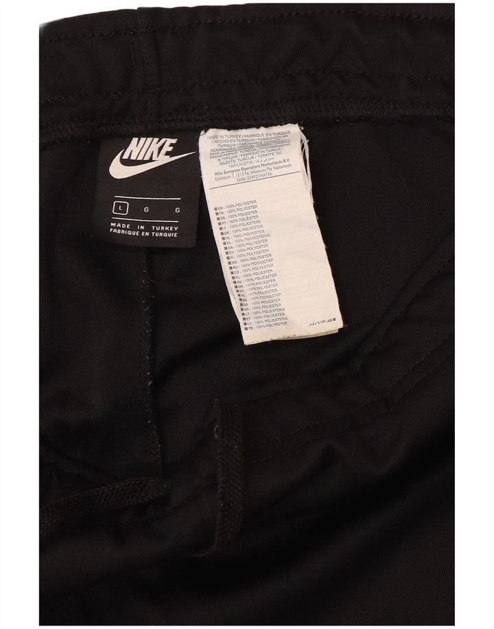 NIKE Pantalon de survêtement graphique pour hommes Joggers Large Noir Polyester