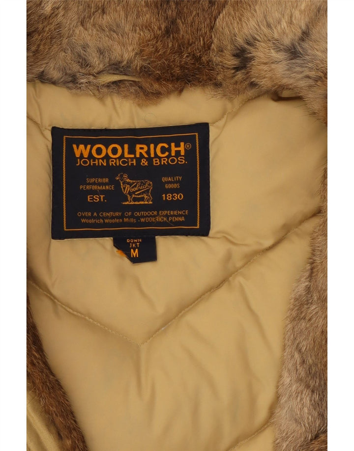 Woolrich Manteau rembourré pour femme UK 44 Coton beige moyen