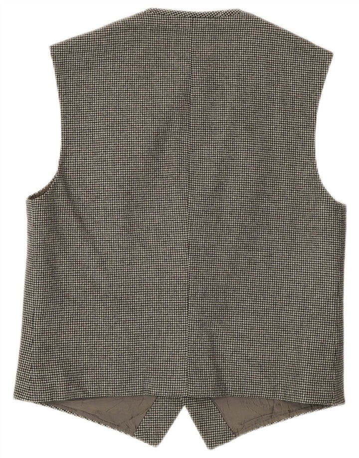 gilet homme vintage petit pied de poule gris
