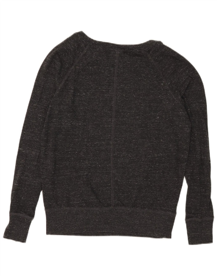 NIKE Sweat-shirt graphique pour femme UK 10 Petit noir moucheté