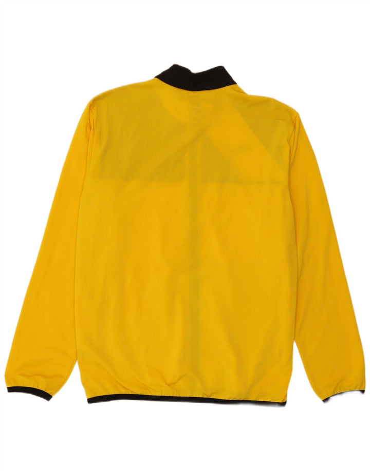 Puma Veste de Survêtement Homme Jaune Moyen Polyester Colorblock