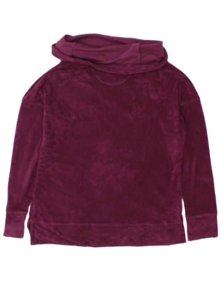 Calvin Klein Sweat-shirt en velours pour femme UK 16 Large Marron Polyester