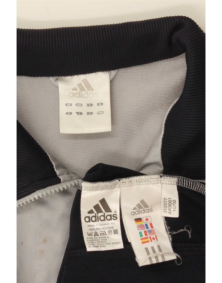 Adidas Veste de Survêtement Graphique Homme Gris Moyen Polyester Colorblock