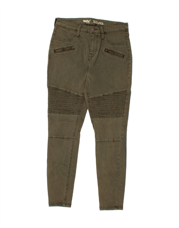 MOSSIMO Womens High Rise Jegging Jeans W28 L27 Khaki Cotton Vintage Mossimo and Second-Hand Mossimo from Messina Hembry 
