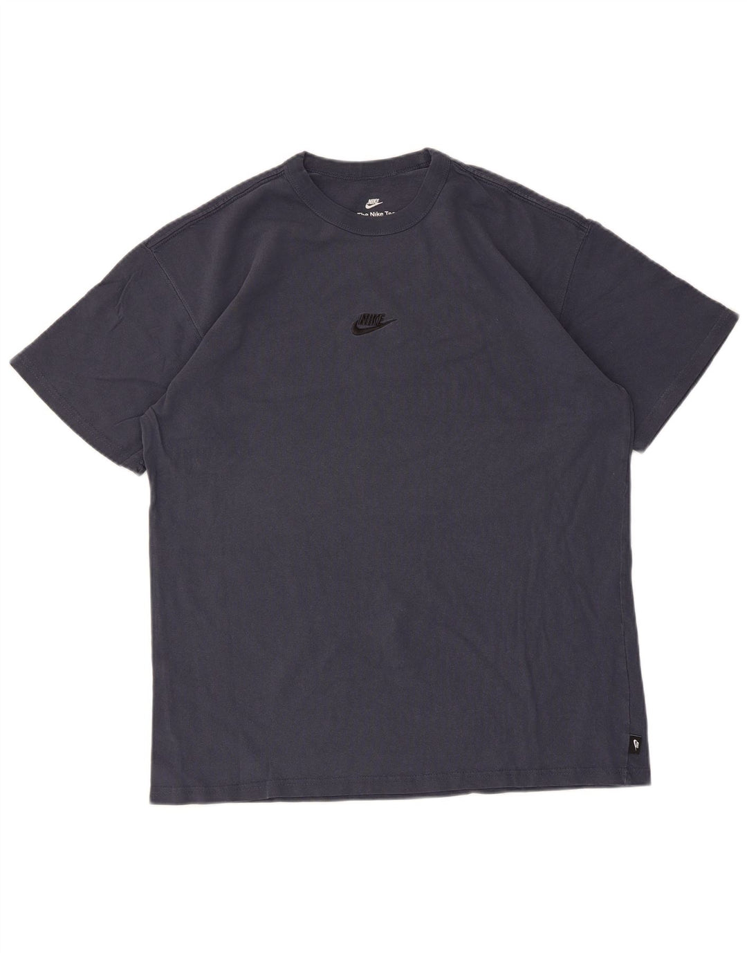 Nike Homme Coupe Ample T-Shirt Haut Bleu Marine Moyen Coton