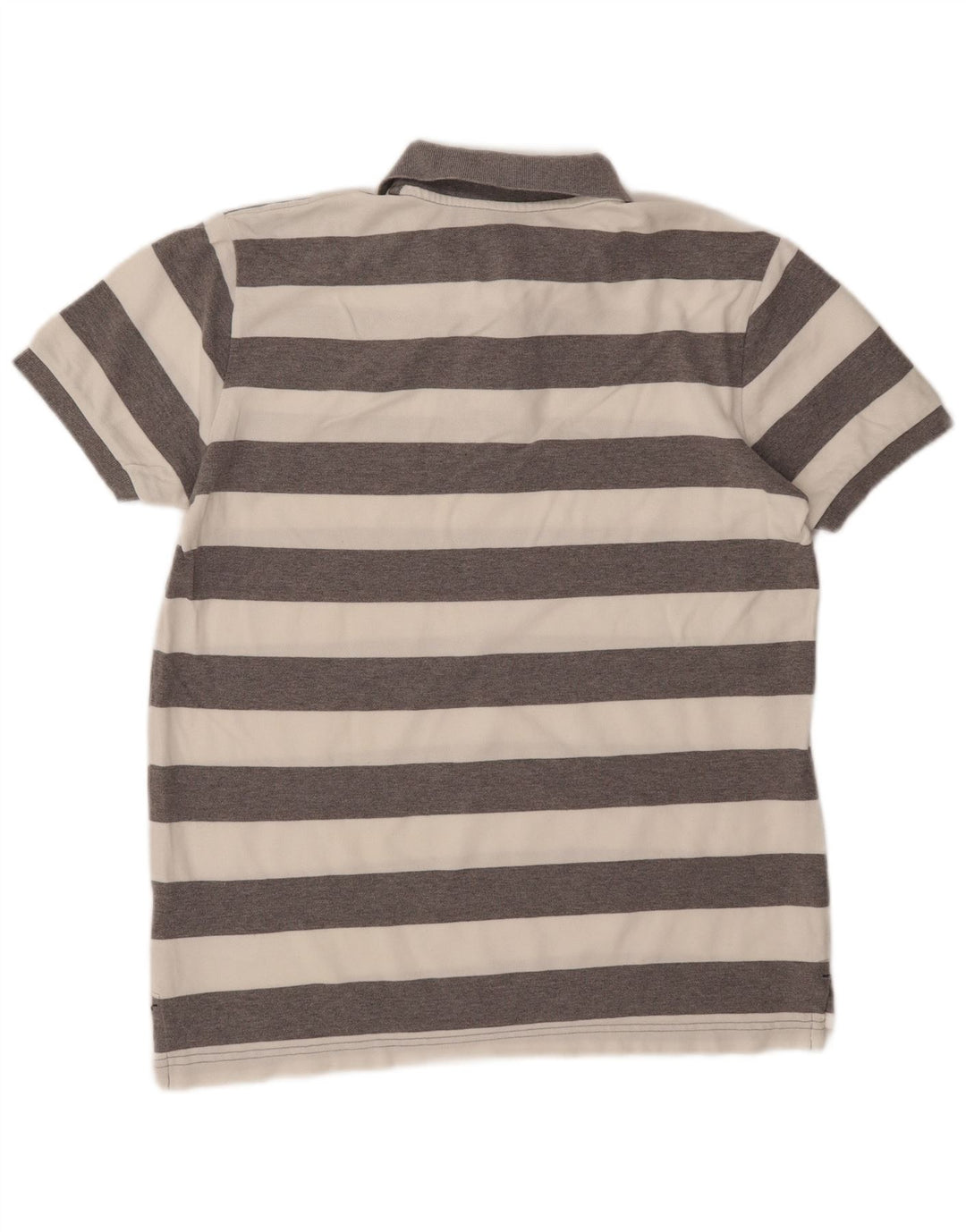 Gap Polo Homme Large Gris Rayé Coton