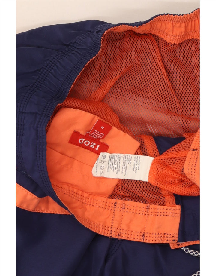 Izod Short de Bain Homme Bleu Marine Moyen Colorblock Polyester