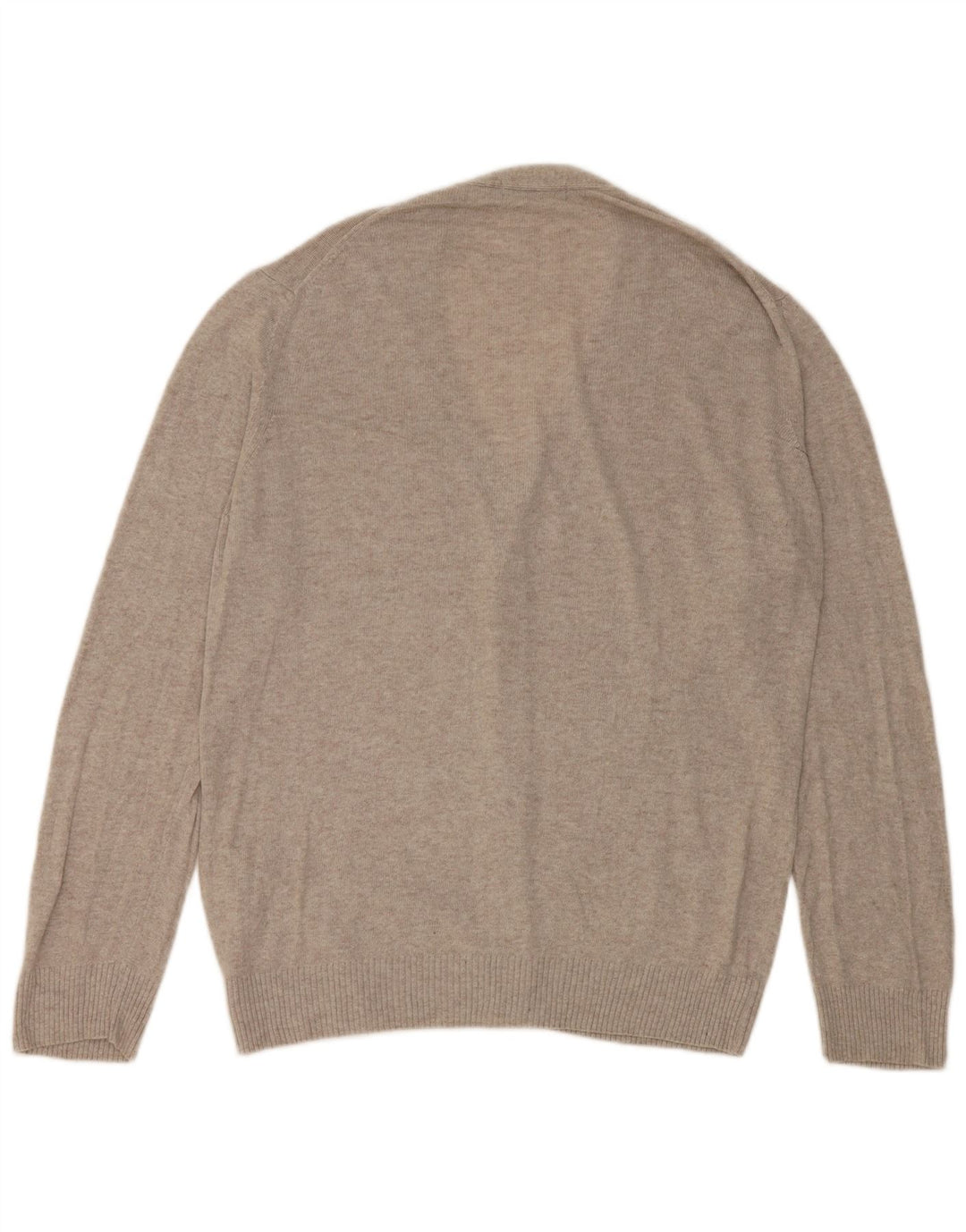Zara Homme Cardigan Pull Large Gris Moucheté Viscose