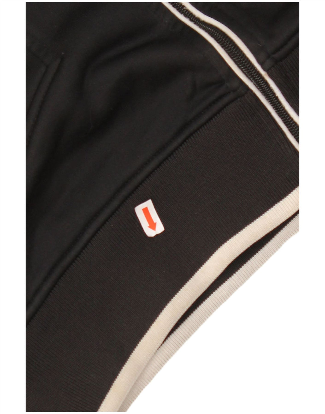 JACK & JONES Pull à capuche zippé pour femme UK 14 Medium Black Colourblock