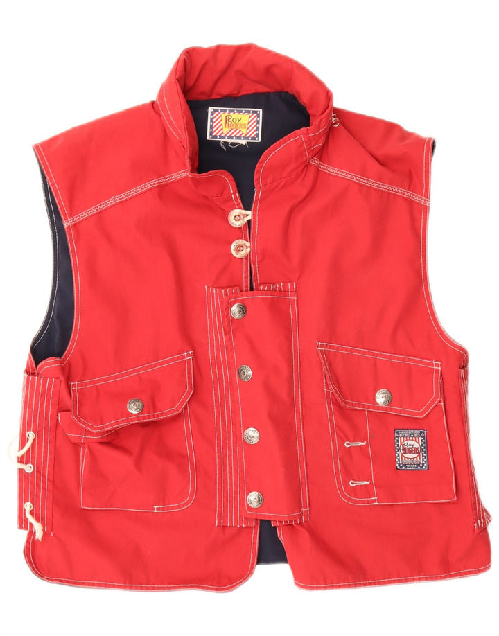 Roy Rogers Gilet à capuche pour homme UK 38 Rouge moyen