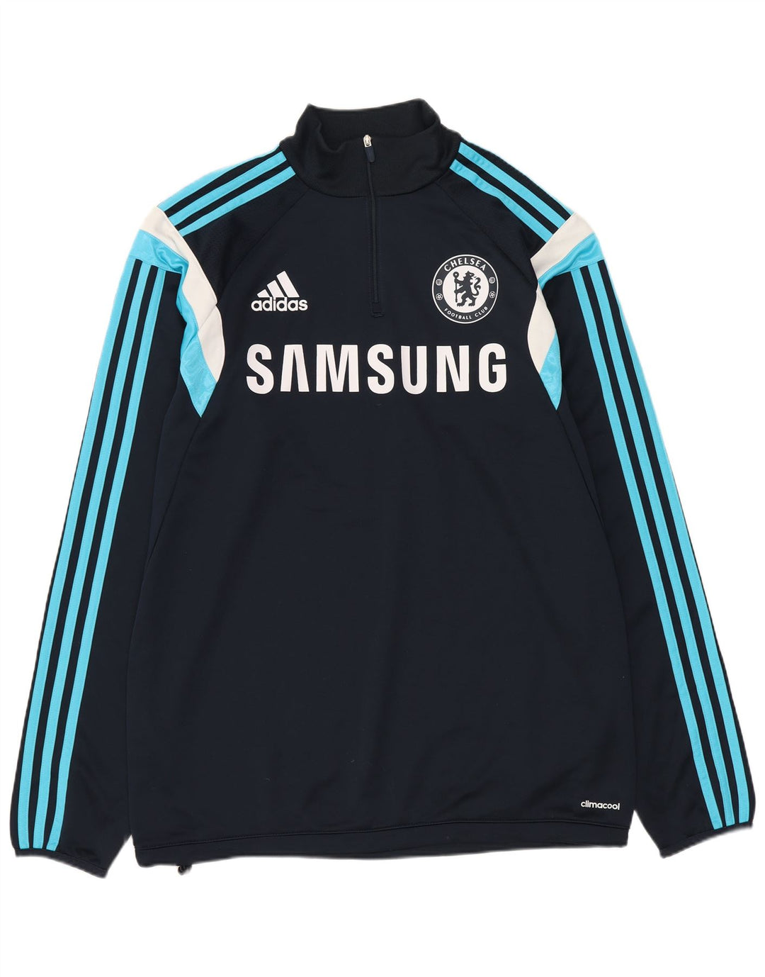 Adidas Haut de Survêtement Chelsea FC Graphic Pull Homme Bleu Marine Moyen