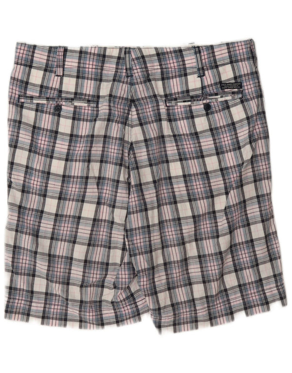 Polo Ralph Lauren Short Chino Homme W34 Grand Coton à Carreaux Multicolore