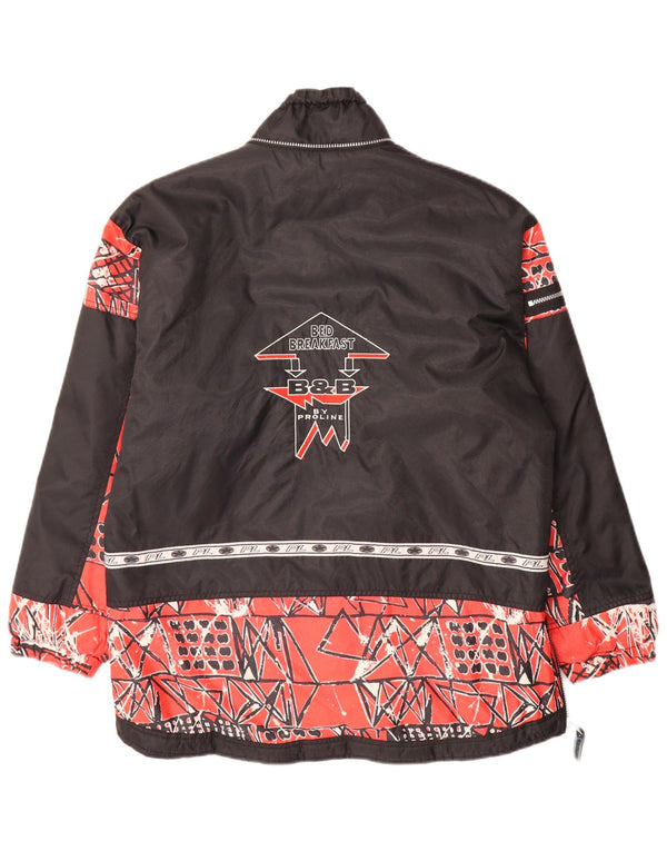 Proline Mens Graphic Anorak Jacket UK 40 Large Rouge Géométrique Polyamide
