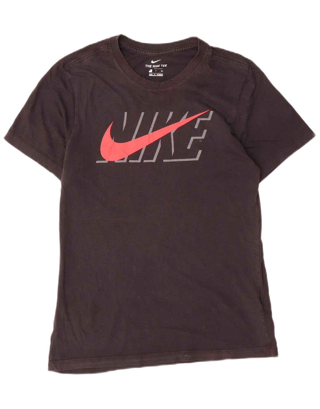 Nike T-shirt graphique pour homme en coton noir Taille S
