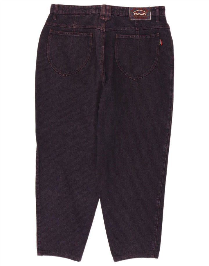 VINTAGE Jean fuselé femme W34 L27 Violet