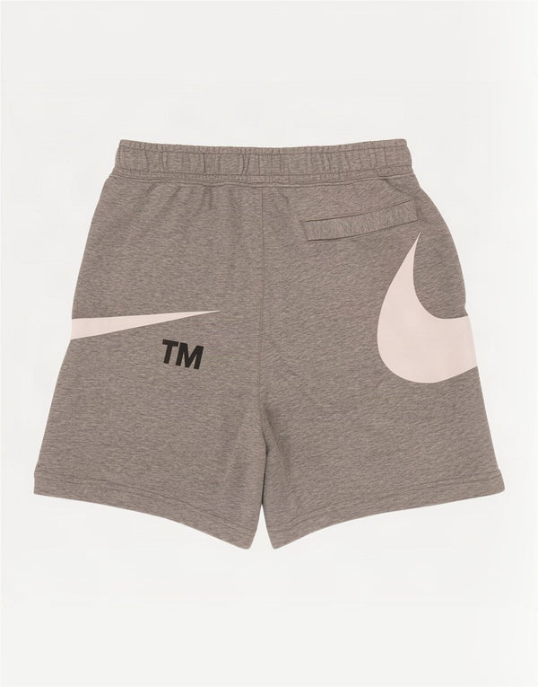Nike Short de sport graphique en coton gris moyen pour homme