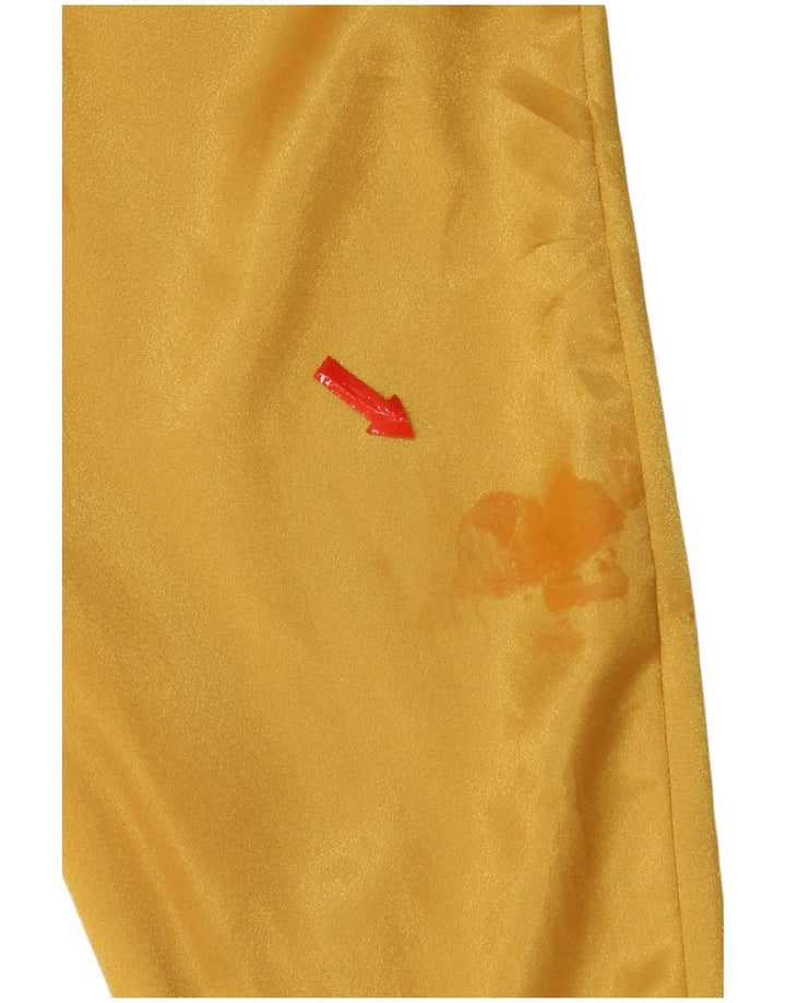 Benetton Chemise Chemisier IT 46 Large Jaune Polyester Femme