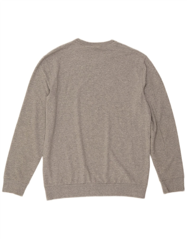 CALVIN KLEIN Sweat-Shirt Graphique Homme Gris Moyen