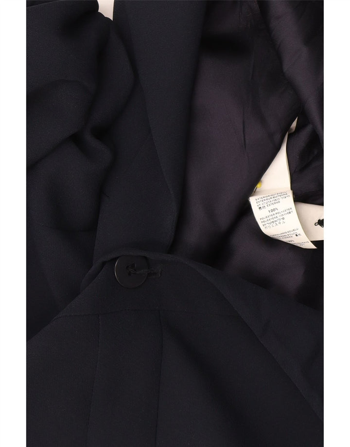 Zara Veste Blazer 5 Boutons Femme EU 42 Grande Rayonne Bleu Marine