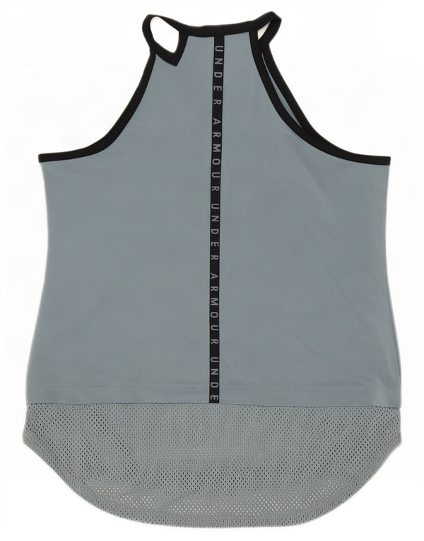 Under Armour Heat Gear Graphic Débardeur pour femme UK 12 Gris moyen