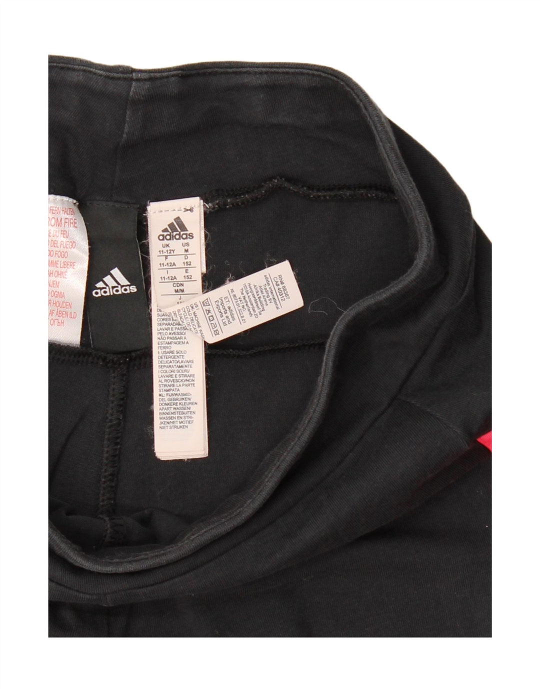 ADIDAS Pantalon de survêtement fille 11-12 ans noir coton