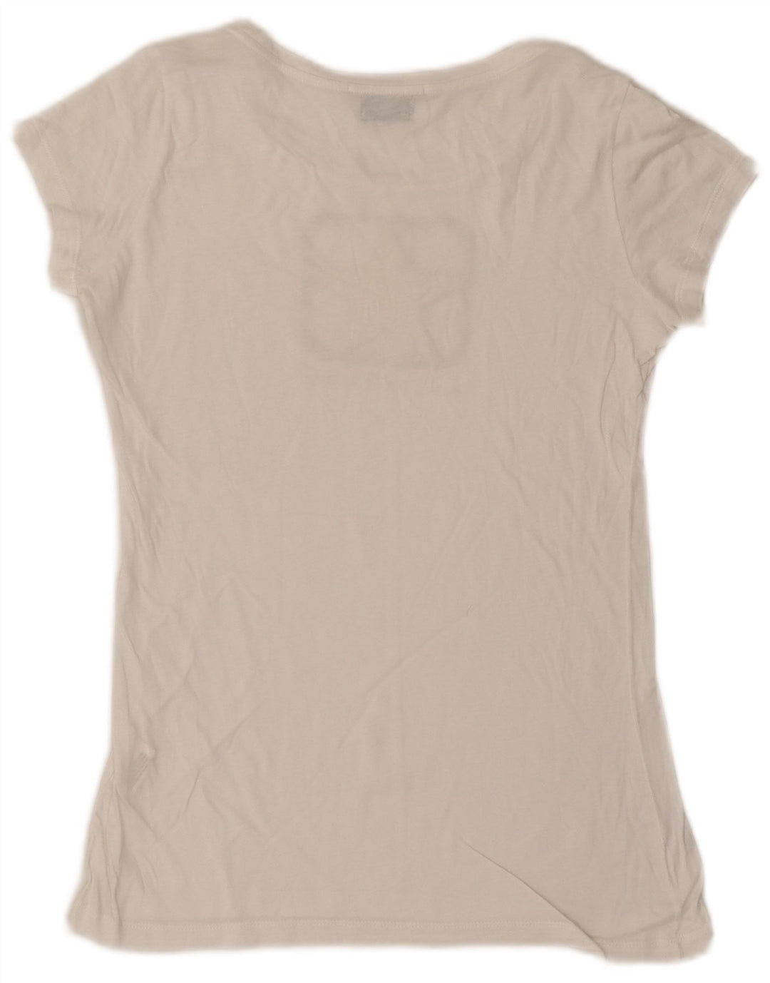 CONVERSE T-shirt graphique pour femme UK 12, coton blanc moyen