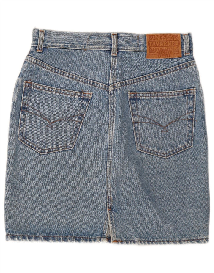 Tavarner Femme Mini Jupe En Jean W30 Bleu Moyen Coton