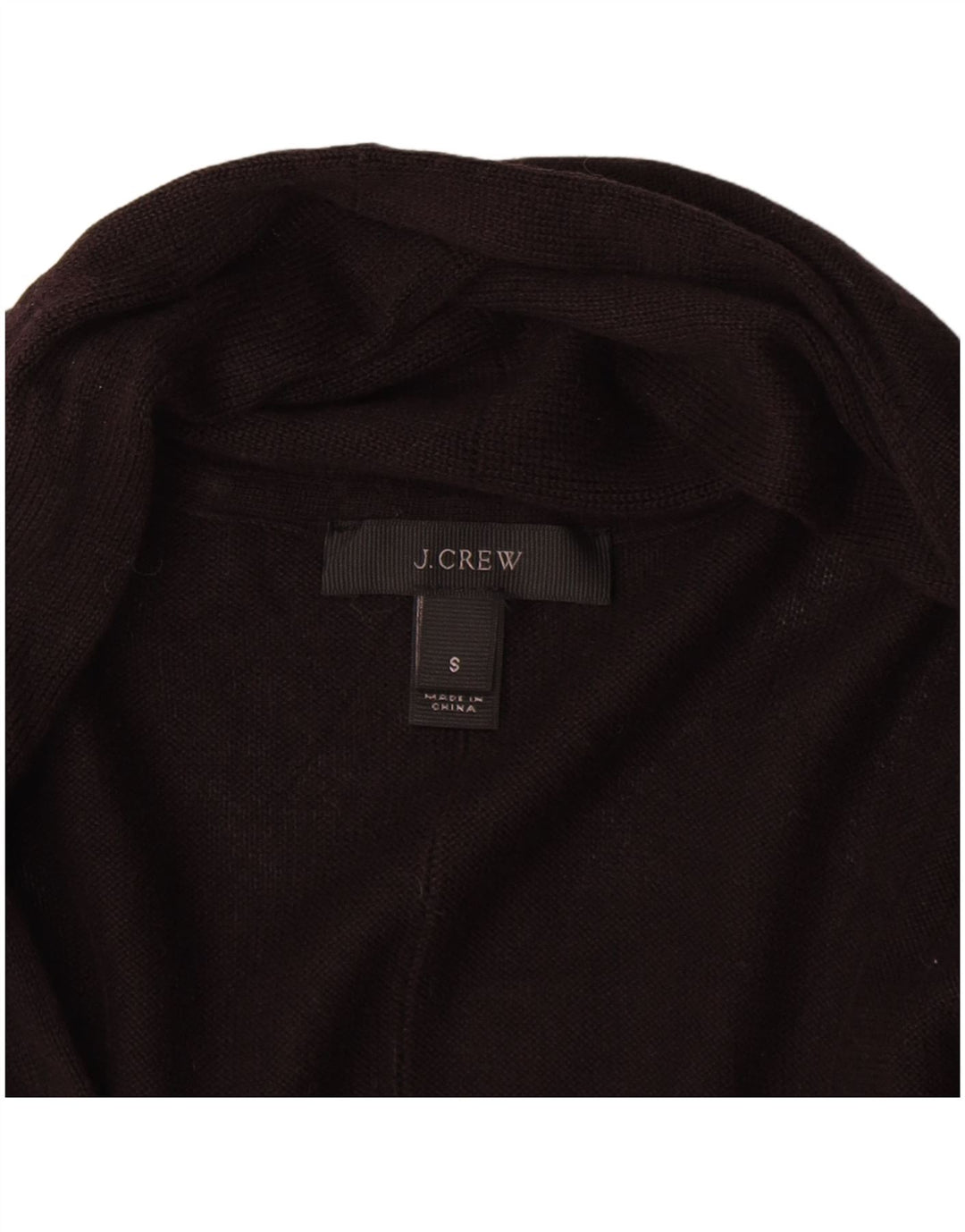 J. Crew Cardigan long surdimensionné pour femme UK 10 Petit Noir