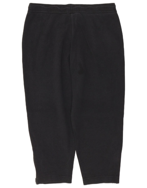 Nike Pantalon de survêtement Capri pour femme UK 14 Coton noir moyen