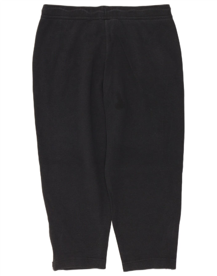 Nike Pantalon de survêtement Capri pour femme UK 14 Coton noir moyen