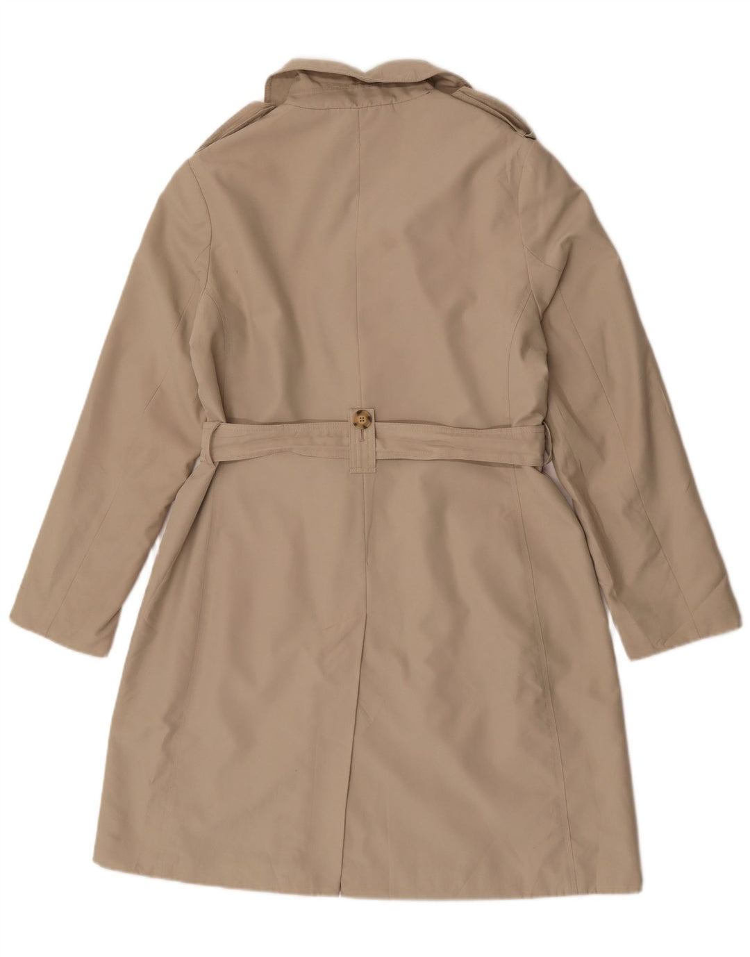 Marks & Spencer Trench-Coat Femme UK 14 Large Beige Polyester