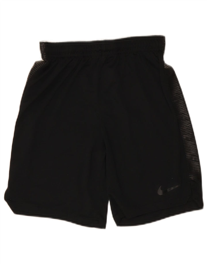 NIKE Short de sport Dri Fit pour garçon 12-13 ans Large Noir Polyester