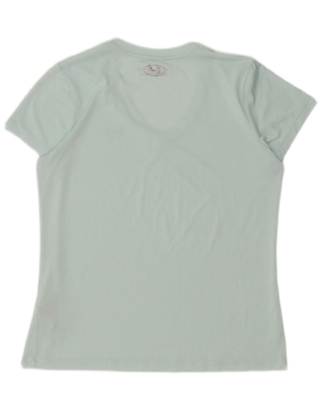 UNDER ARMOUR T-shirt Heat Gear pour femme UK 14 Polyester turquoise moyen