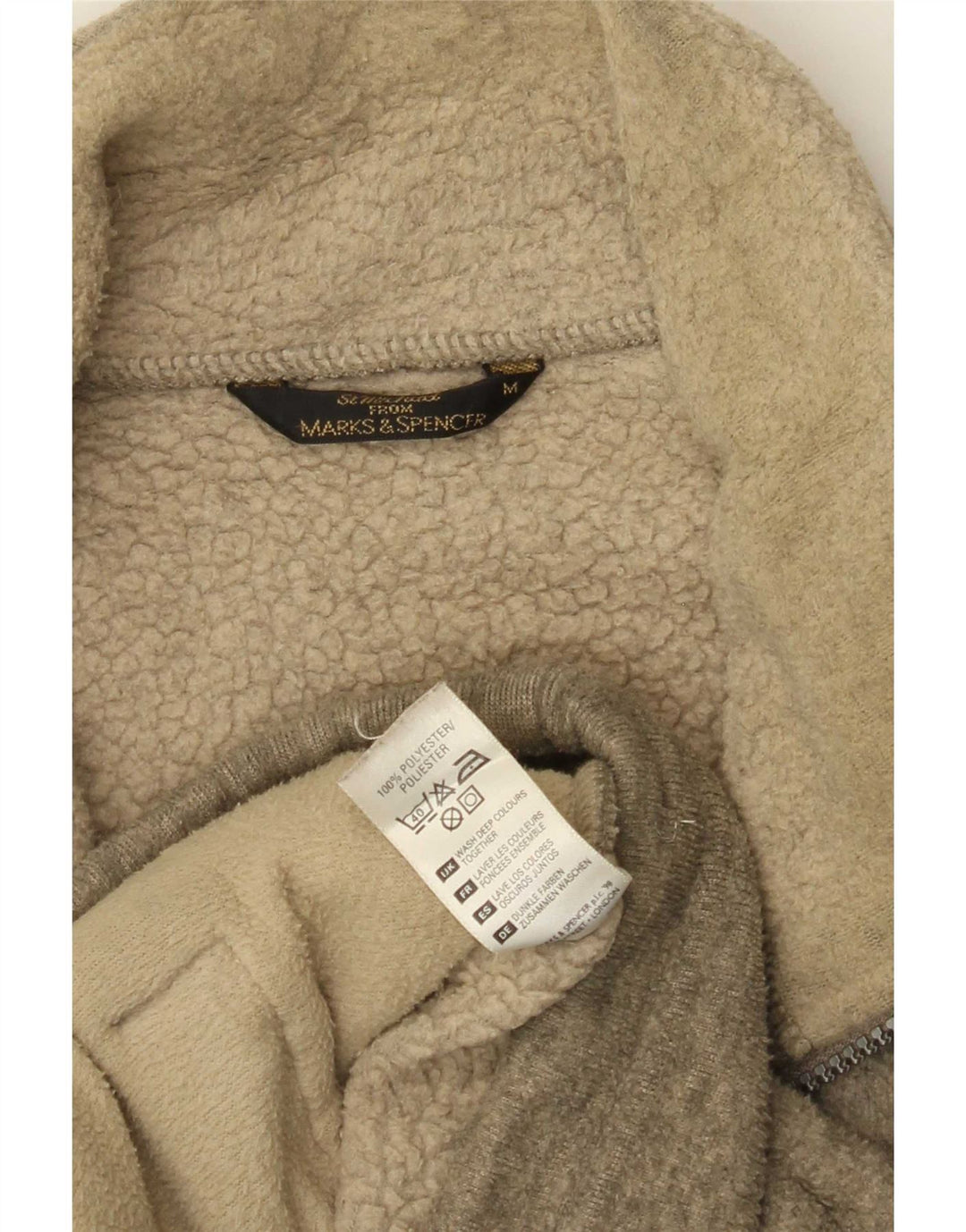 Marks & Spencer Veste de Survêtement St. Michael Homme Beige Moyen