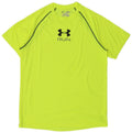 UNDER ARMOUR T-Shirt Heat Gear Graphic Homme Vert Moyen Polyester