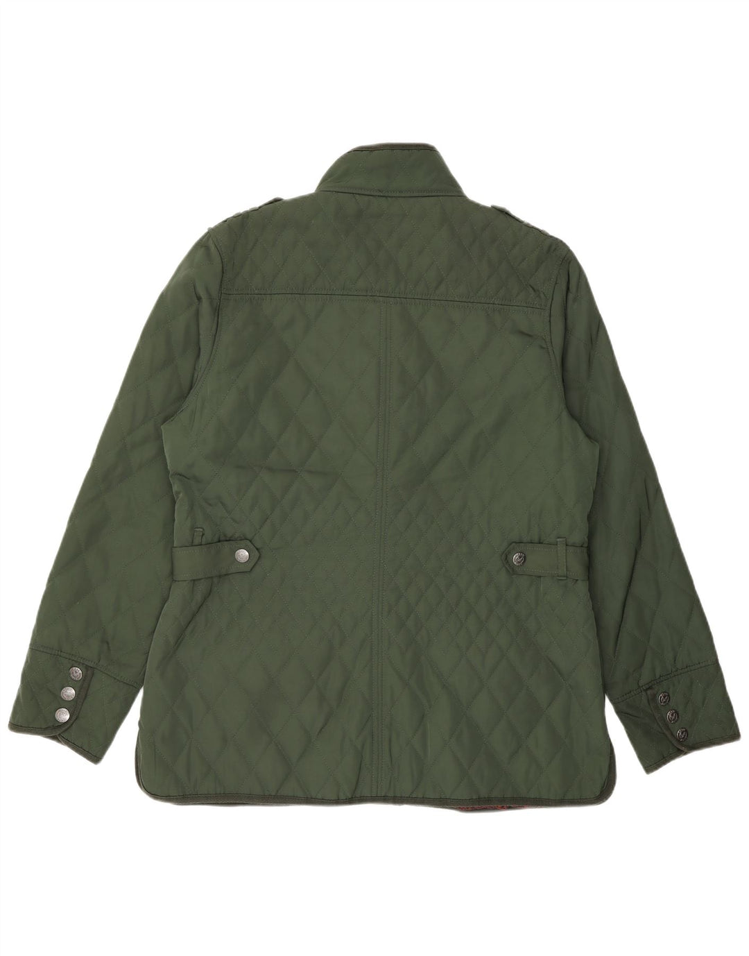 Crew Clothing Veste matelassée militaire pour femme UK 16 Large Vert Polyester