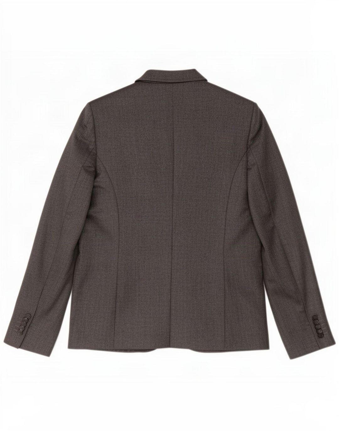 Benetton Veste blazer à 2 boutons pour femme UK 10 Petit chevron gris