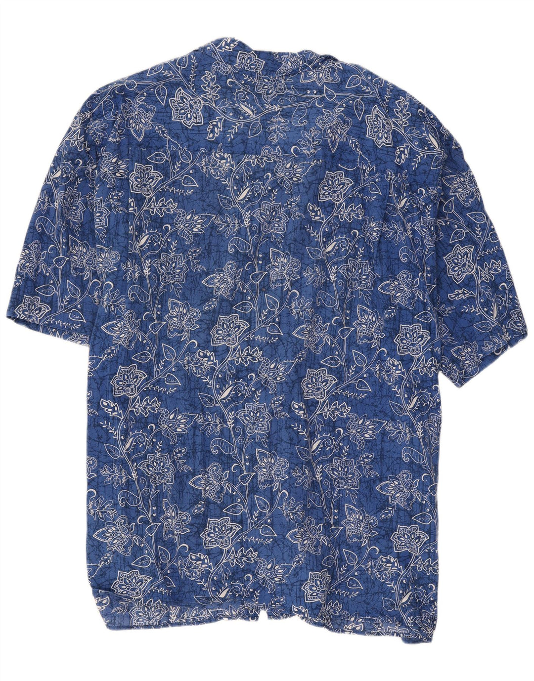 Maxfort Chemise à manches courtes pour homme 4XL Bleu floral
