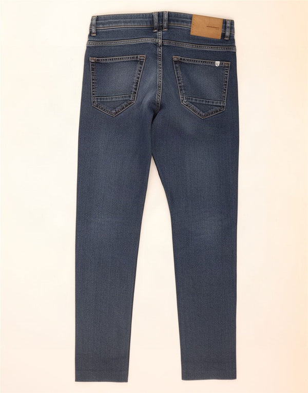 Zara Jean Slim Homme EU 42 Large W32 L27 Bleu Coton