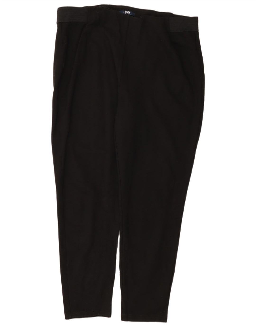 Chaps Leggings Femme UK 20 2XL Noir Viscose
