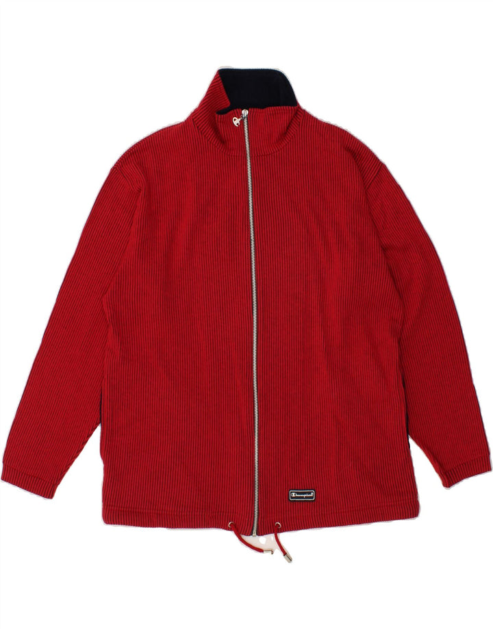 CHAMPION Mens Tracksuit Top Jacket Small Red Striped Vintage Champion and Second-Hand Champion from Messina Hembry 