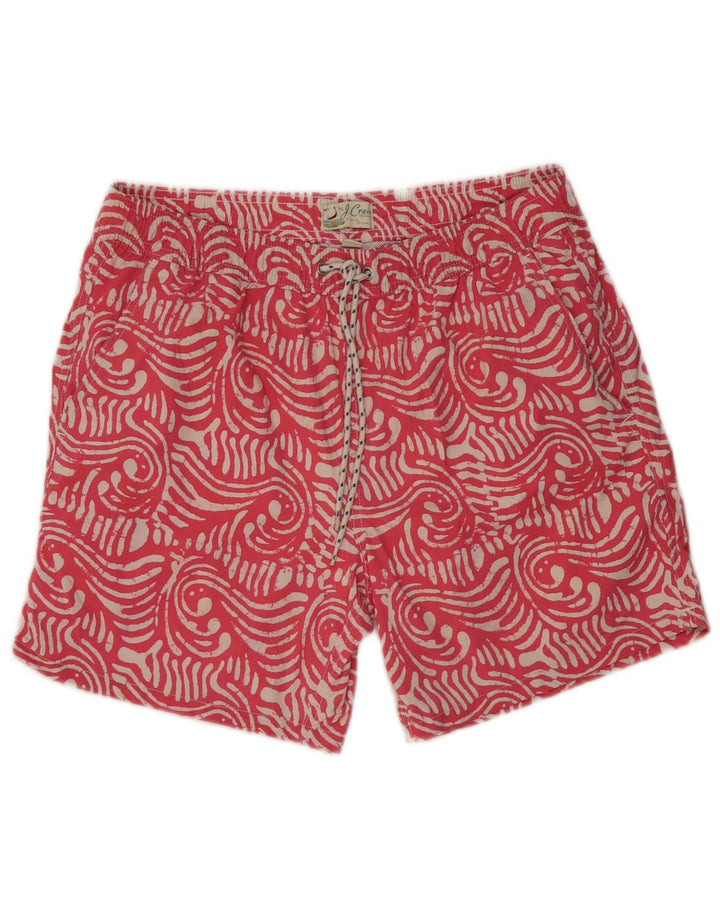 J. CREW Short de Bain Homme Rose Moyen Paisley Polyamide