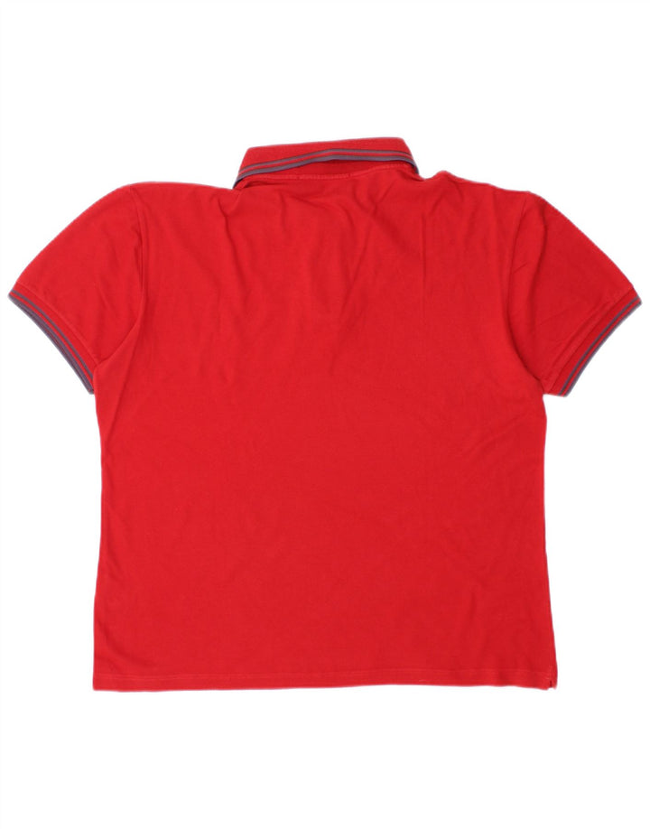 Fred Perry Polo Léger et Stretch Homme Rouge Moyen Coton