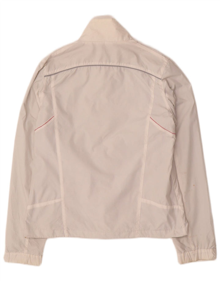 SERGIO TACCHINI Veste de Pluie Femme IT 42 Medium Blanc Polyester