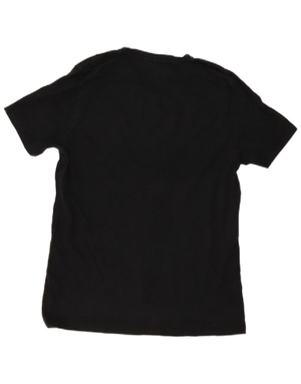 All Saints T-shirt coupe classique pour hommes, grand, noir, coton