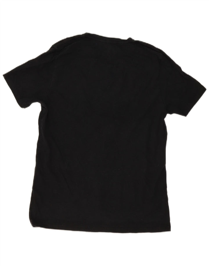 All Saints T-shirt coupe classique pour hommes, grand, noir, coton