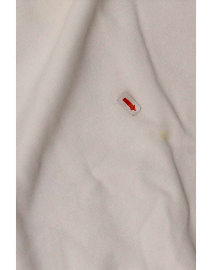 NIKE Sweat-shirt pour homme en coton blanc moyen