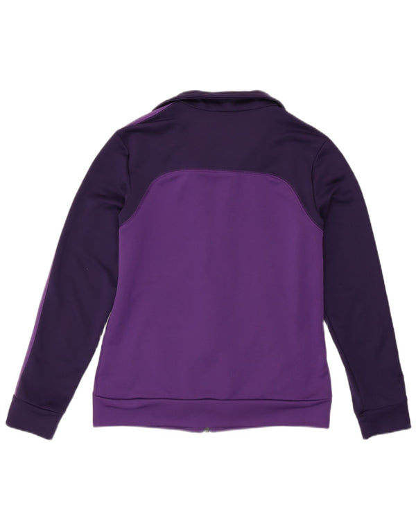 Adidas Veste de survêtement pour femme UK 8/10 Petit Violet Polyester